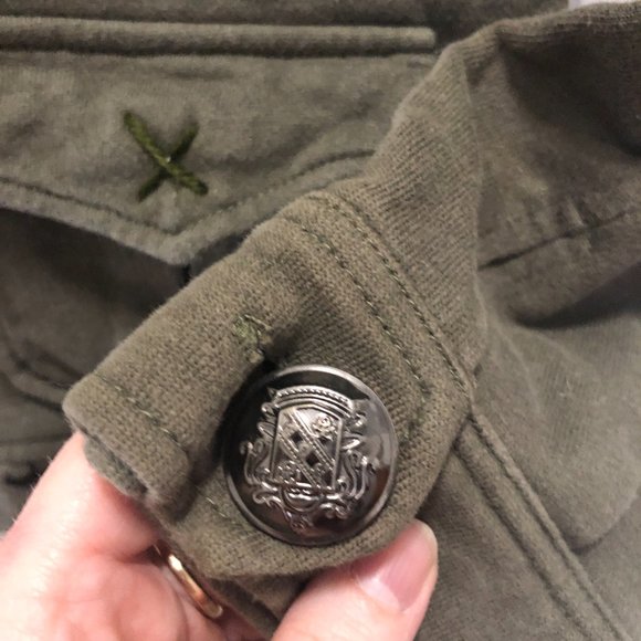 Utility Jacket with Ruffles - Picture 7 of 8